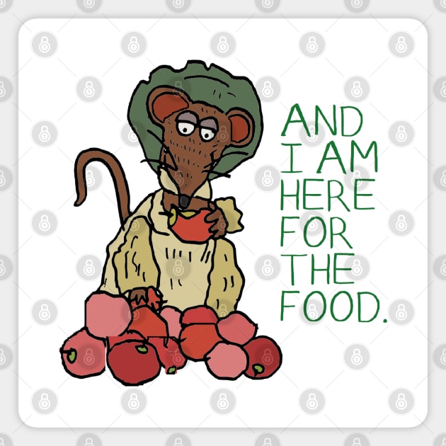Muppet Christmas Carol - Rizzo (Gonzo also available) Magnet by JennyGreneIllustration